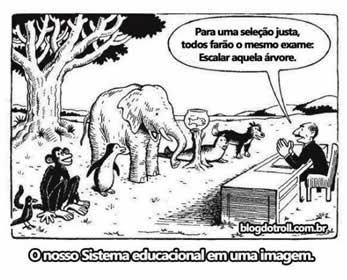 Nosso sistema educacional em uma imagem