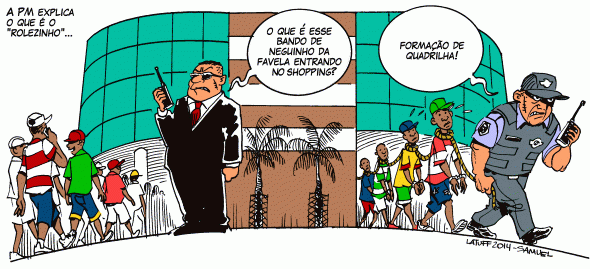 Charge do cartunista e ativista Carlos Latuff