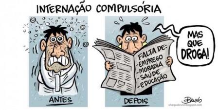 Charge Internação Compulsória